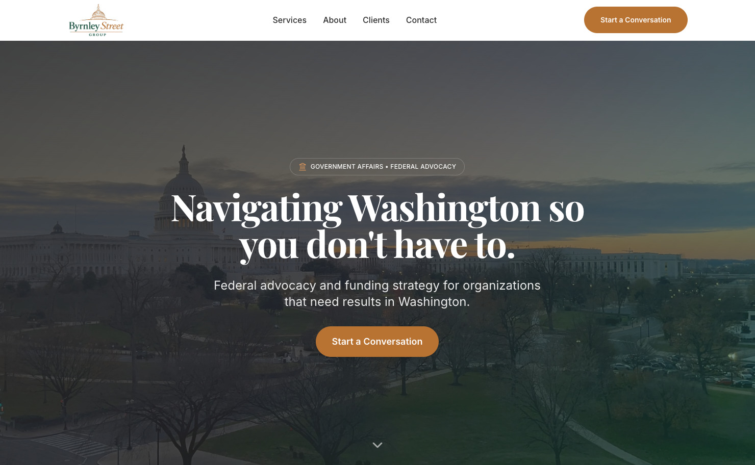 Byrnley Street Group — finished site