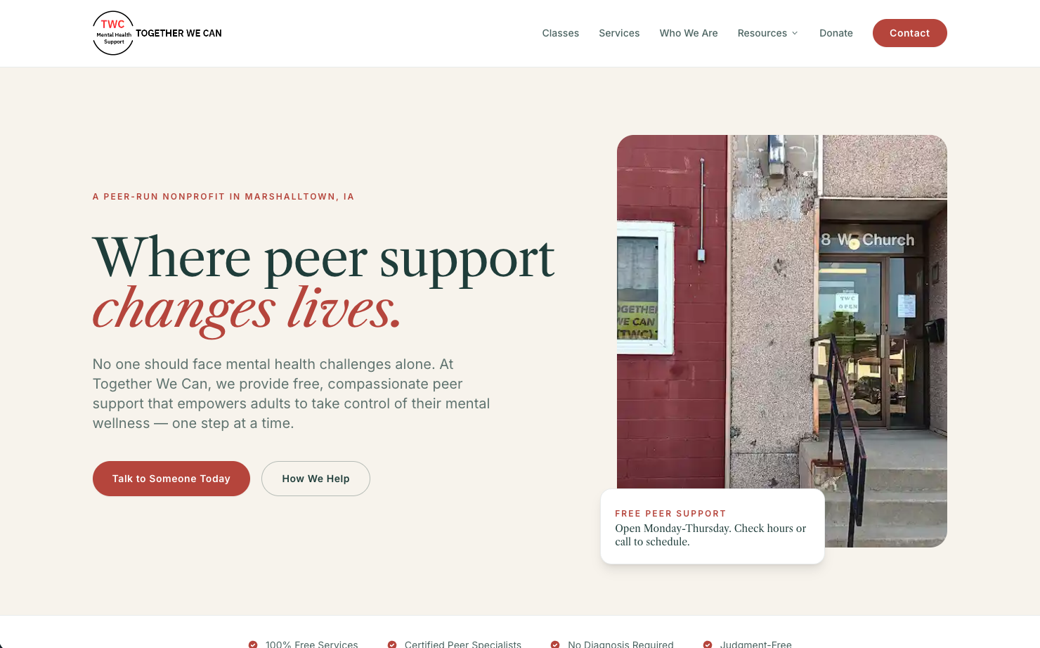 Together We Can, Inc. — finished site