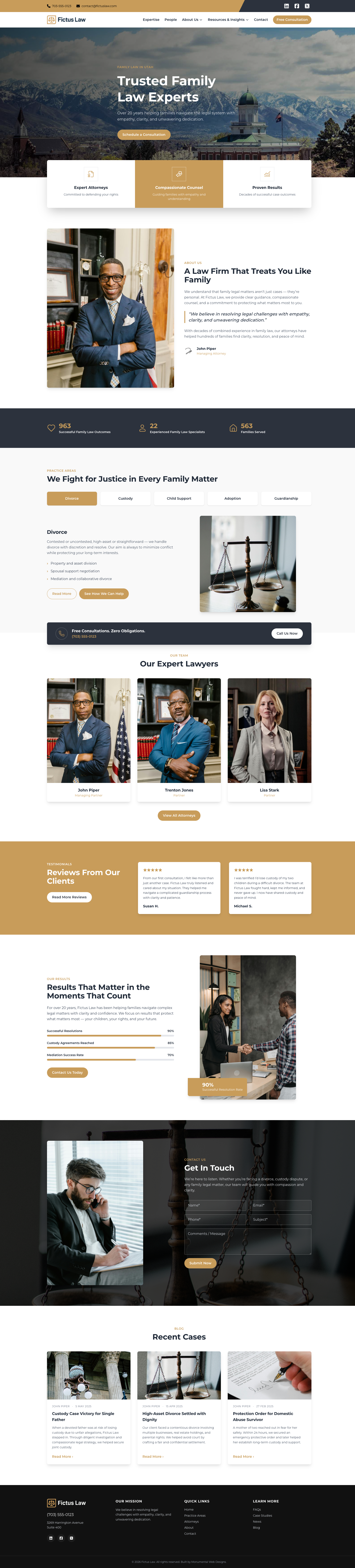 Law Firm design preview